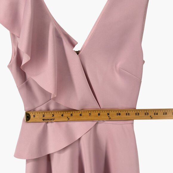 Ted Baker Lantaa Light Pink Ruffle Mini Dress Size 0 - Picture 6 of 8